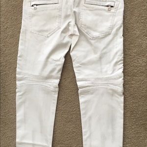 white balmain jeans mens